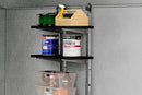 Scaffalatura 3 Ripiani per Casetta da Giardino 70x30 cm Altezza Regolabile Struttura in Metallo Keter Shelving Kit 70-7