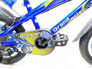 Bicicletta per Bambino 12" 2 Freni con Borraccia e Scudetto Frontale Blu-3