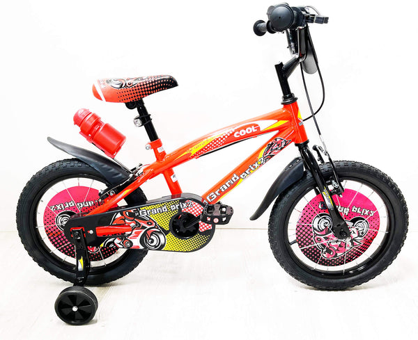 prezzo 12" Kinderfahrrad 2 Bremsen mit Wasserflasche und rotem Frontschild