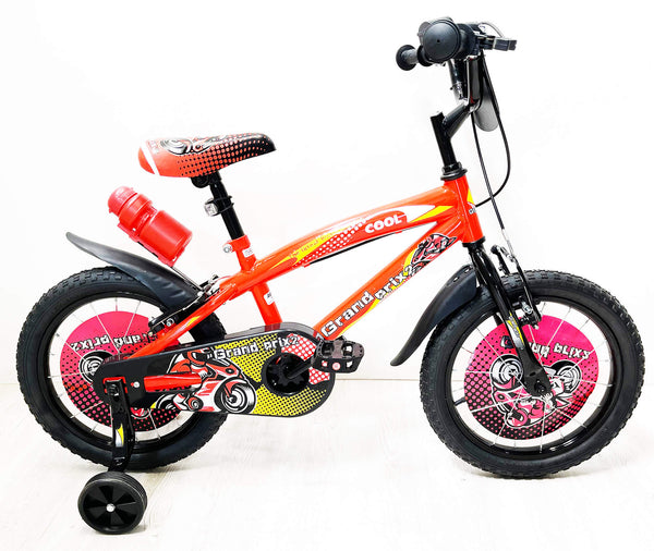 prezzo 16" Kinderfahrrad 2 Bremsen mit Wasserflasche und rotem Frontschild