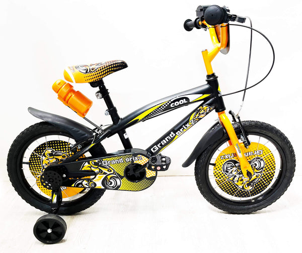 prezzo 16" Kinderfahrrad 2 Bremsen mit Wasserflasche und schwarzem Frontschild