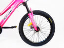 Bicicletta Mountain Bike MTB Ragazza 20" 7V in Acciaio Fucsia Fluo-5