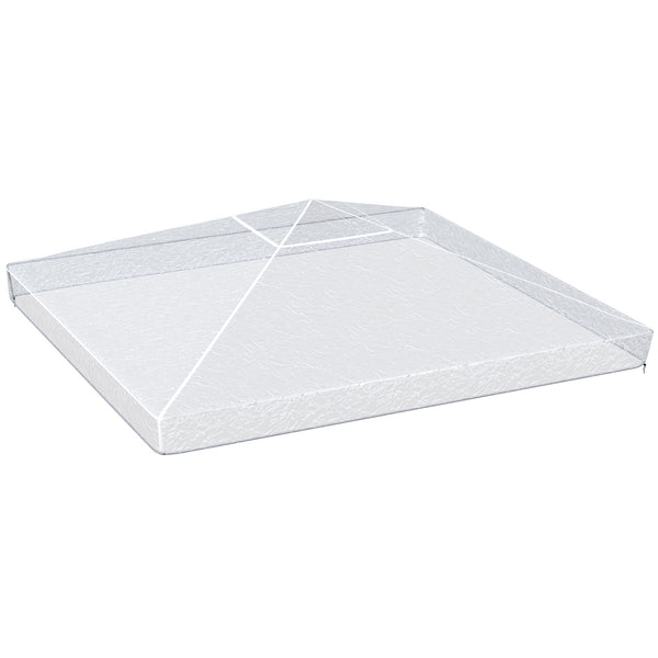 sconto Tetto di Ricambio Impermeabile 3x3m in PVC Impermeabile e Trasparente con Corde di Sicurezza