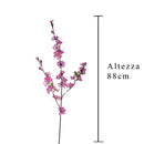 4 Pesco Artificiale con 3 Diramazioni Altezza 88 cm Rosa-2