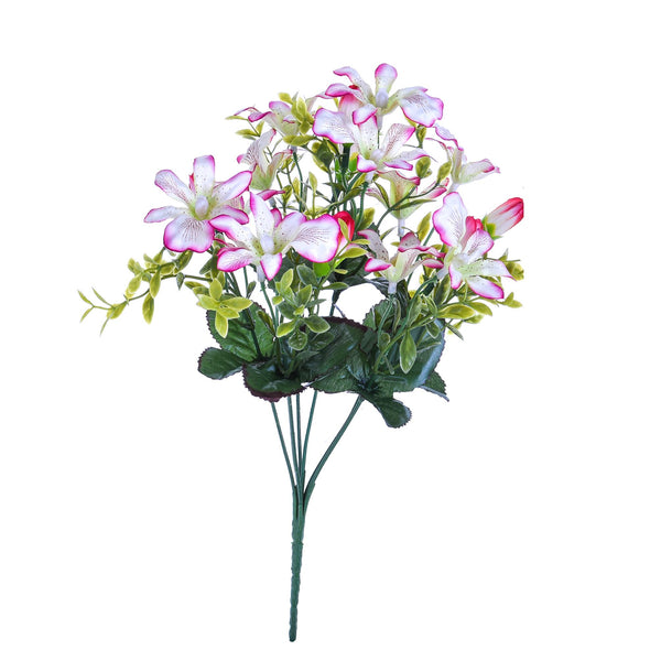 Set mit 12 künstlichen Mini-Orchideensträußen, Höhe 30 cm, grün prezzo