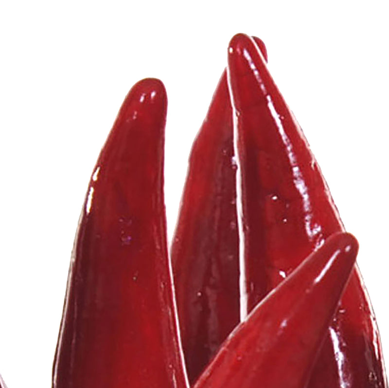 6 Peperoncini Artificiali 12 Pezzi Altezza 14,5 cm Rosso-3