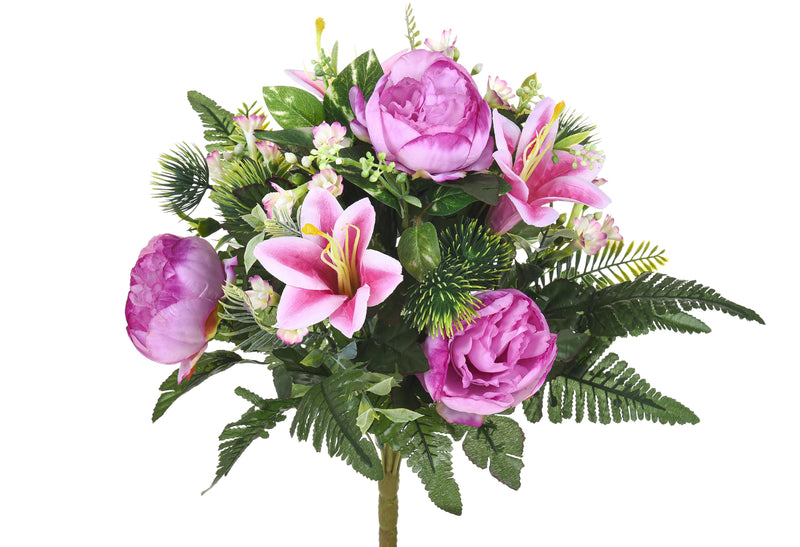 Bouquet Artificiale con Peonie Altezza 51 cm -1