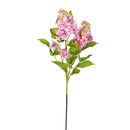 2 Lillà Artificiali Composto da 3 Fiori Altezza 76 cm Rosa-1