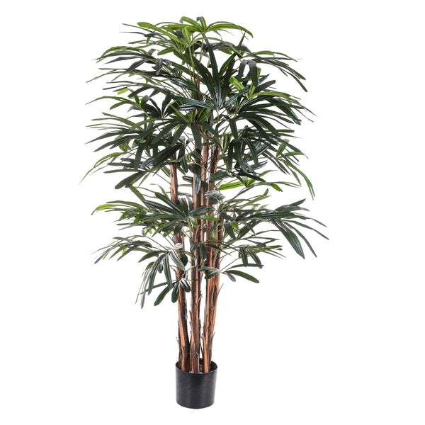 Künstliche Rhapis Excelsa mit Topfhöhe 155 cm Grün sconto