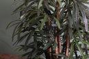 Rhapis Excelsa Artificiale con Vaso Altezza 155 cm Verde-6