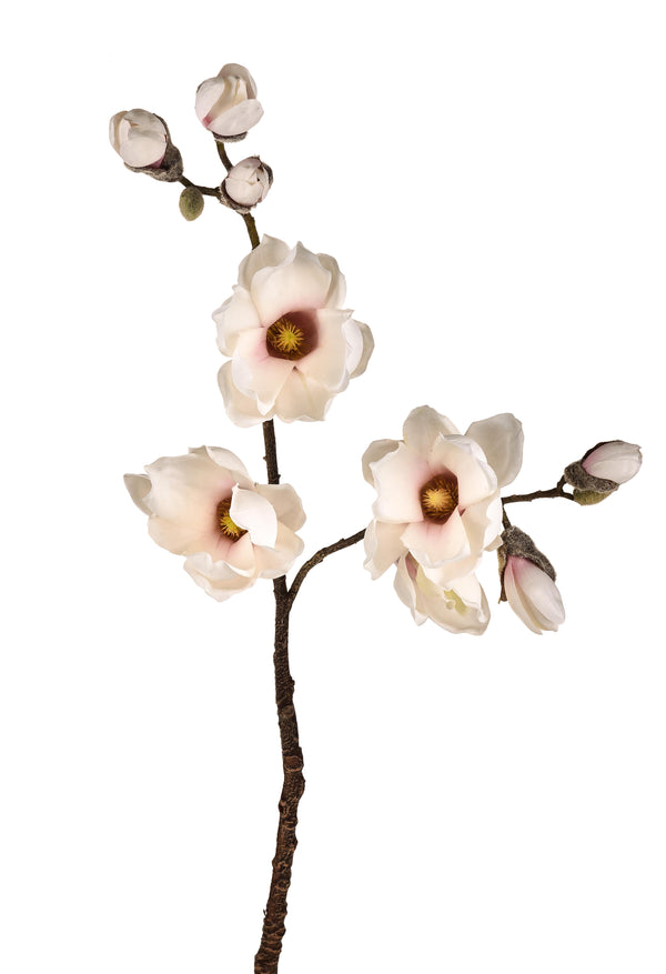 prezzo Set 6 Magnolien mit 9 Kunstblumen Höhe 106 cm