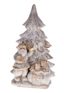 Statuina Babbo Natale 37,5 cm in Porcellana Bianco-1