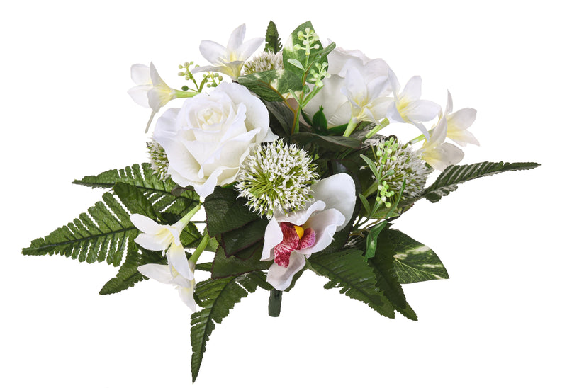 Bouquet Artificiale con Cymbidium Altezza 33 cm -1