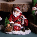 Statuina Babbo Natale Addormentato 14 cm in Resina-3