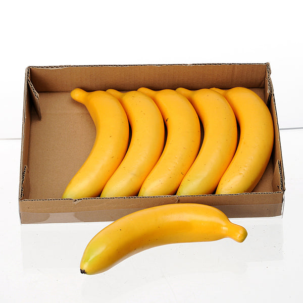 Set 2 künstliche Bananen 19,5 cm 12 Stück für Zierzwecke acquista