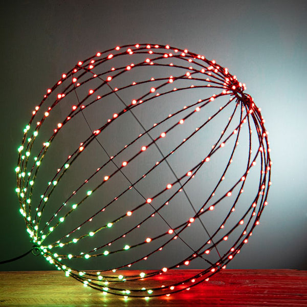 Sfera Decorativa Natalizia 300 Led Ø 50 cm da Esterno in Metallo e Plastica online