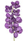 Set 4 künstliche Orchidee Vanda Höhe 100 cm blau