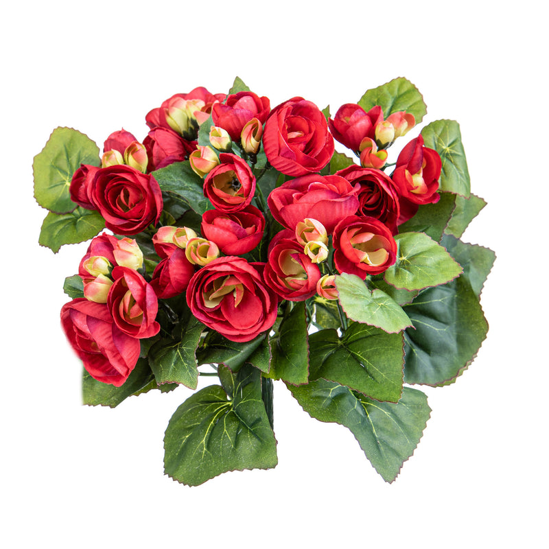 Bouquet Artificiale di Begonia Altezza 28 cm -1