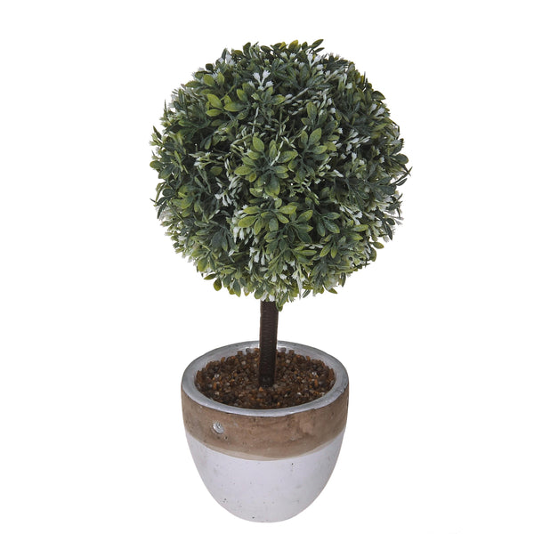 acquista Set 3 Topiary Künstlicher Majoran Höhe 26 cm Grau