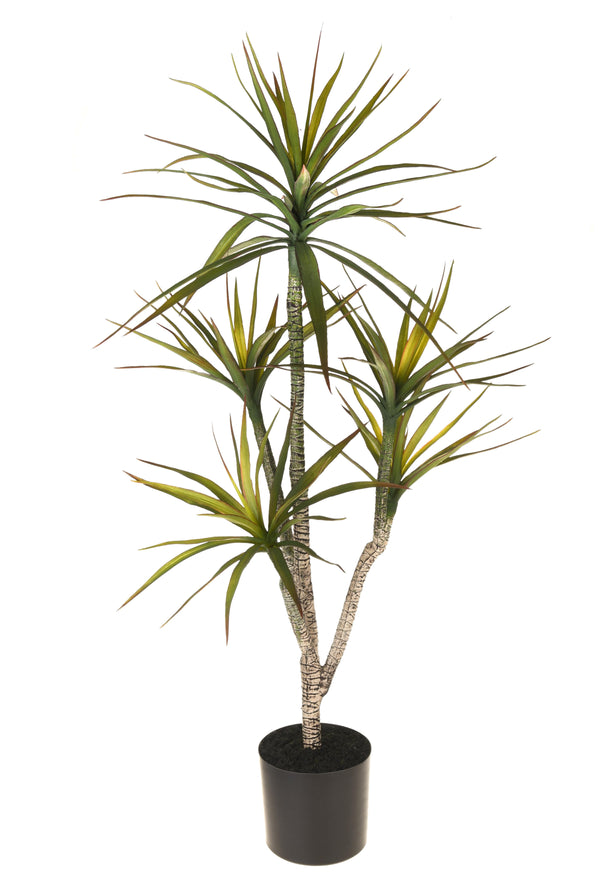 Künstliche Yucca-Pflanze im Topf mit 5 Zweigen, Höhe 116 cm, grün prezzo