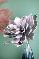 Fiori Foam Grande Artificiale Altezza 89 cm Grigio-3