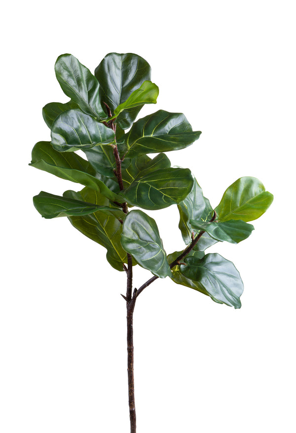 online Real Touch Künstlicher Ficus Lyrata-Zweig, Höhe 120 cm, Rot