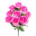 Set 4 Künstlicher Strauß mit 9 Rosen Höhe 43,5 cm Rosa