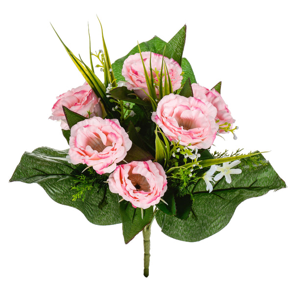 acquista Set 4 künstliche Blumensträuße von Lisiantus Höhe 32 cm Rosa