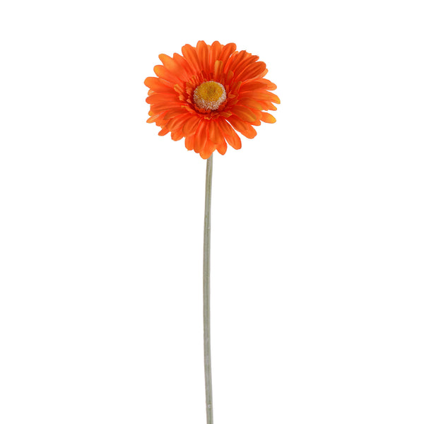 Set mit 24 künstlichen Gerbera-Blumen, Höhe 53 cm, Orange sconto