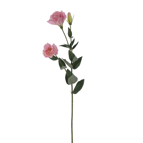 prezzo Set 8 künstliche Lisianthus, bestehend aus 3 Blumen, Höhe 75 cm, Rosa