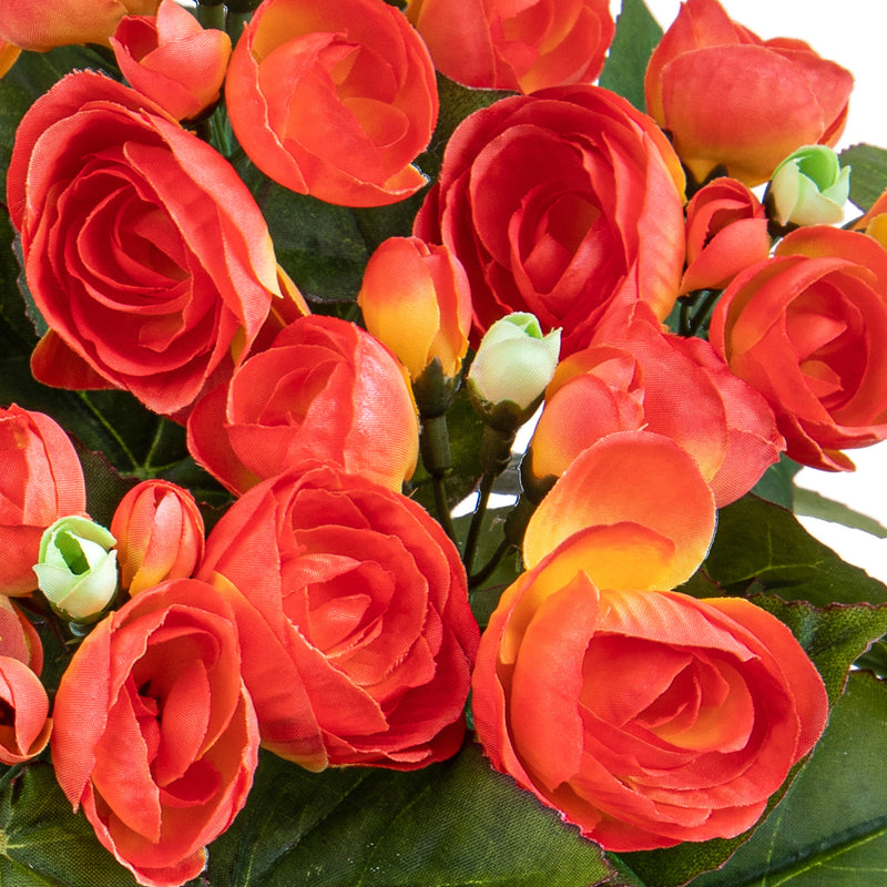 Bouquet Artificiale di Begonia Altezza 28 cm -2