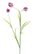 4 Fritellaria Artificiali Composta da 3 Fiori Altezza 72 cm -1