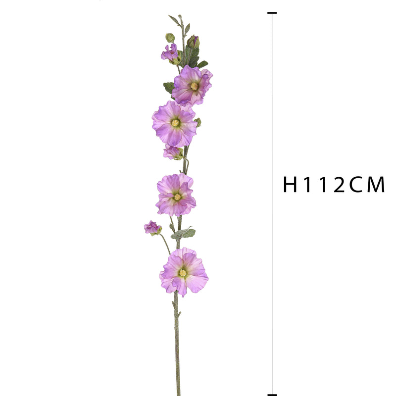 Ramo Artificiale di Malva Altezza 112 cm -2