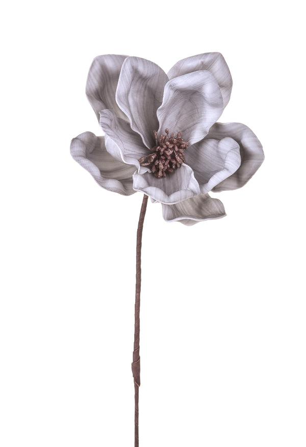 prezzo Set mit 4 Magnolien-Kunstblumen, Höhe 63 cm, grau