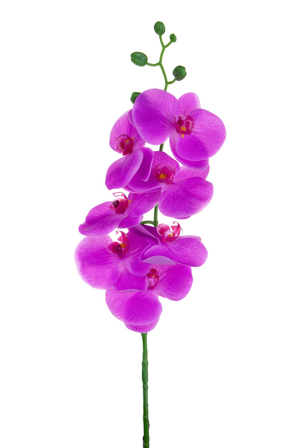 online Set 6 Künstliche Phalaenopsis mit 7 Blumen Höhe 96 cm Lila