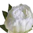 4 Peonia Artificiale Altezza 48 cm Bianco-3