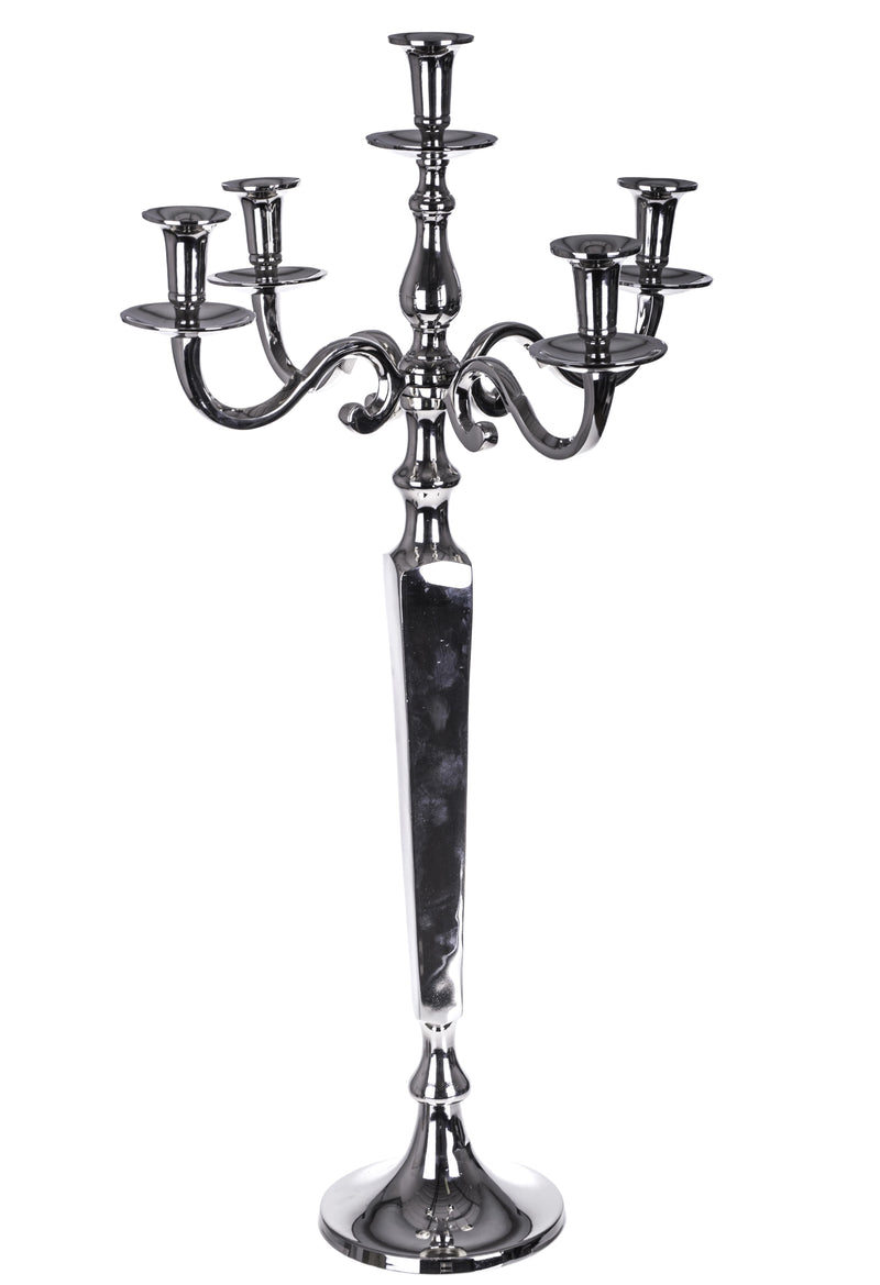 Candelabro in Metallo Composto da 5 Bracci Altezza 80 cm-1