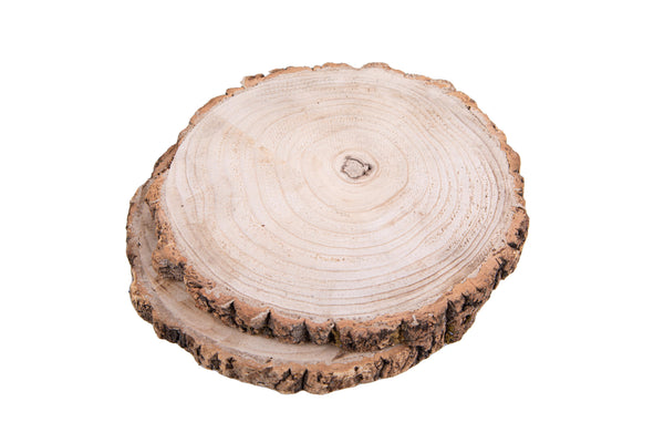 Set 2 Fetta Holztabletts Ø30 cm sconto