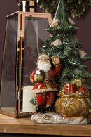 Statuina Babbo Natale 37,5 cm in Porcellana-3