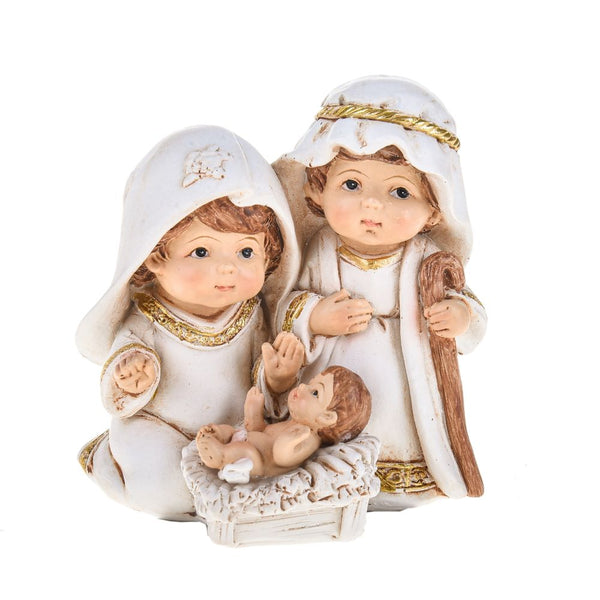 acquista Set 3 Statuine Natalizie Natività 9,2 cm in Resina