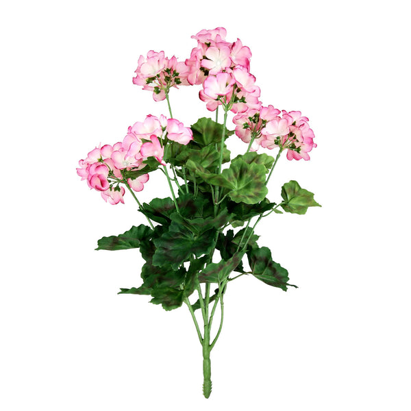 Set 3 Künstlicher Geranienstrauch Höhe 54 cm Rosa online