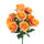 Set 4 Künstlicher Blumenstrauß mit 9 Rosen Höhe 43,5 cm