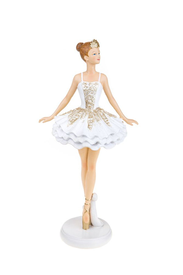 sconto Statuina Ballerina su Punte 21,5 cm in Resina