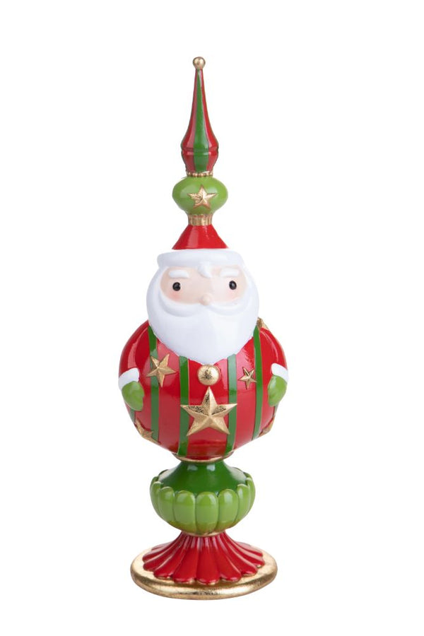 prezzo Statuina Babbo Natale con Puntale 33,5 cm in Resina