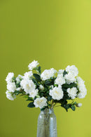 2 Rami Artificiali di Gardenia Altezza 70 cm Bianco-4