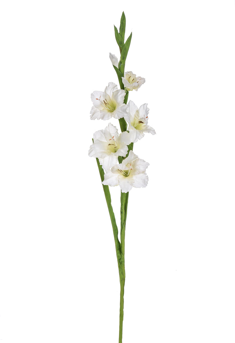 4 Fiori Artificiali di Gladiolo Mini Altezza 74 cm -1