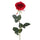 Set 8 künstliche Rosen offen Höhe 74 cm rot