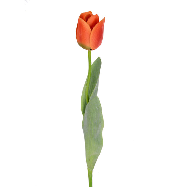 prezzo Set 8 künstliche Tulpen mit Blättern Höhe 67 cm Orange