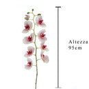 Phalaenopsis Artificiale Altezza 95 cm Bianco-2