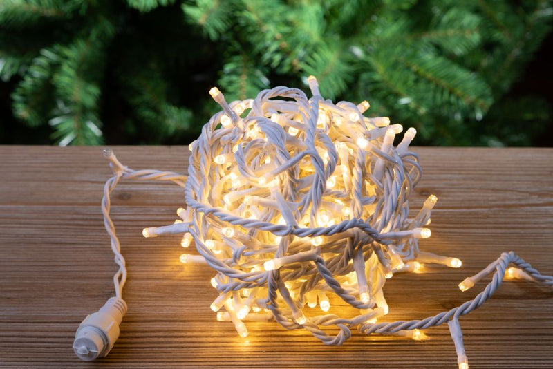 Luci di Natale 200 Led 12 mt da Esterno in Vetro e Plastica-1